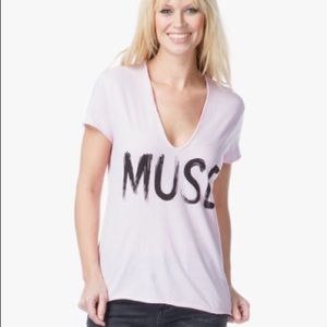 ISO zadig & voltaire pink muse top